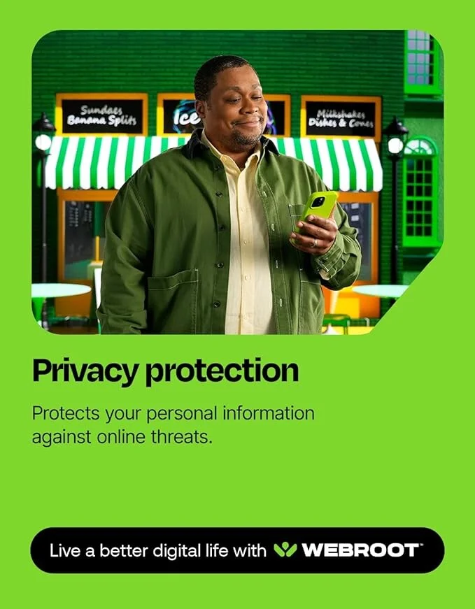 Webroot Internet Security Plus | Antivirus Software 2025 | 3 Device | 1 Year Download for PC/Mac/Chromebook/Android/IOS + Password Manager - Image 3